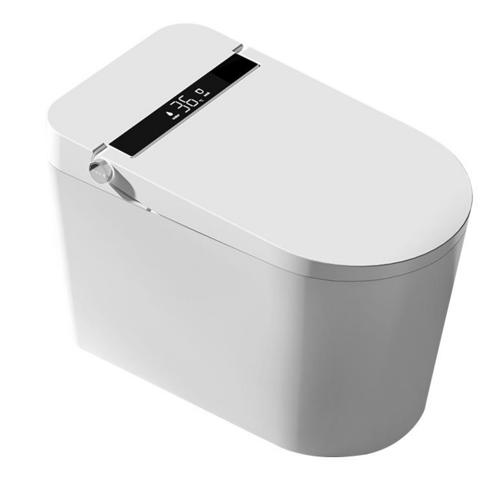 IPX4 Fully Automatic Ceramic Intelligent Toilet Heated Seat Remote Control Dual-Flush Smart Toilets for Bathroom