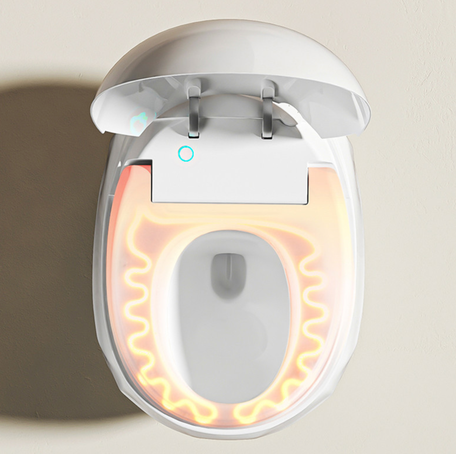 Egg Shaped Water Closet Ceramic Electric Intelligent Toilet Automatic Flush Remote Control White Smart Toilet